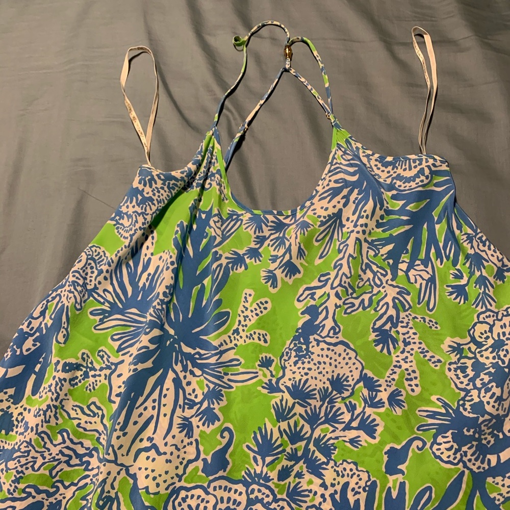 100% silk Lilly Pulitzer tank top